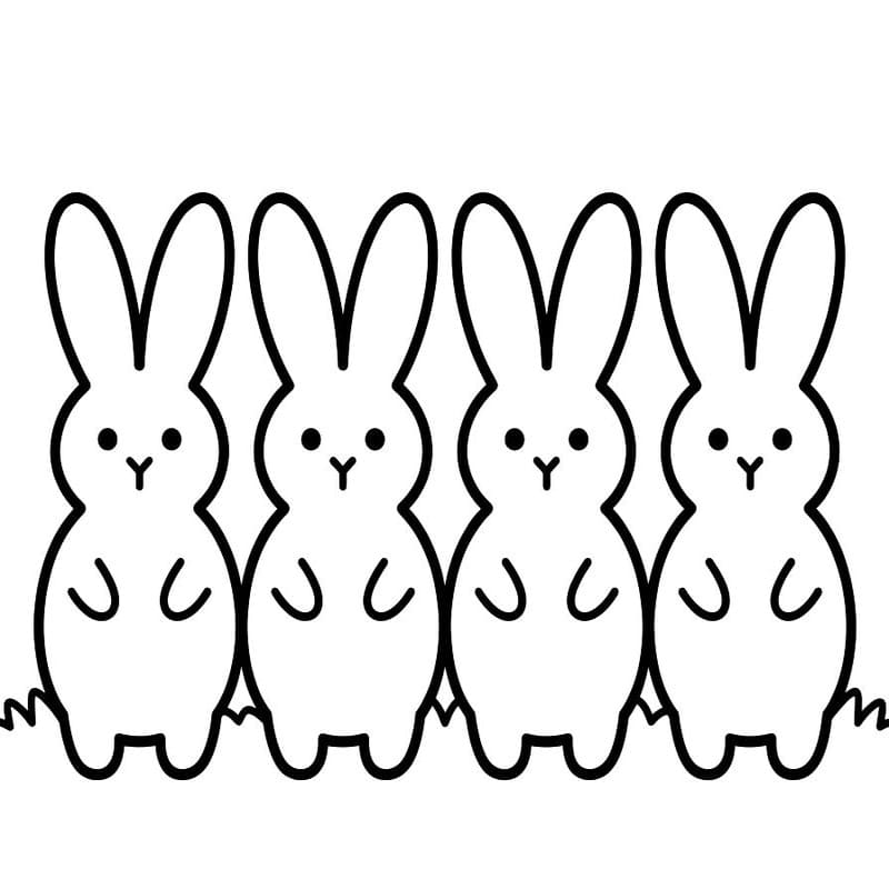 Peeps druckbare einfach