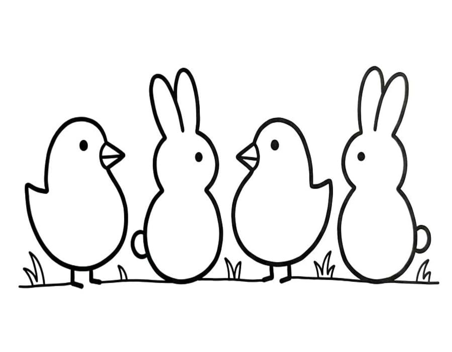 Peeps druckbare für Kinder