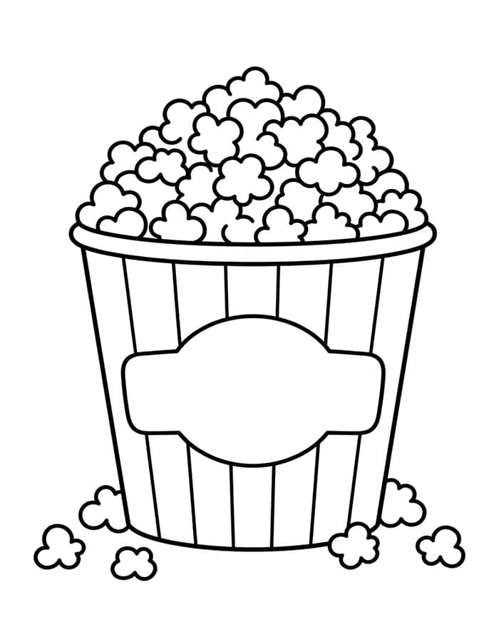 Popcorn kostenlos druckbare