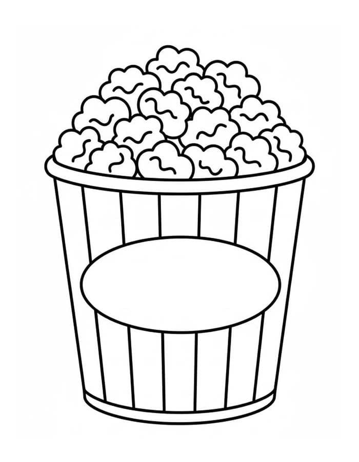 Popcorn kostenlos druckbare einfach