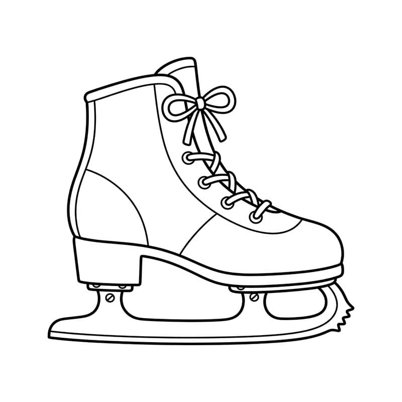 Schlittschuh druckbare für Kinder