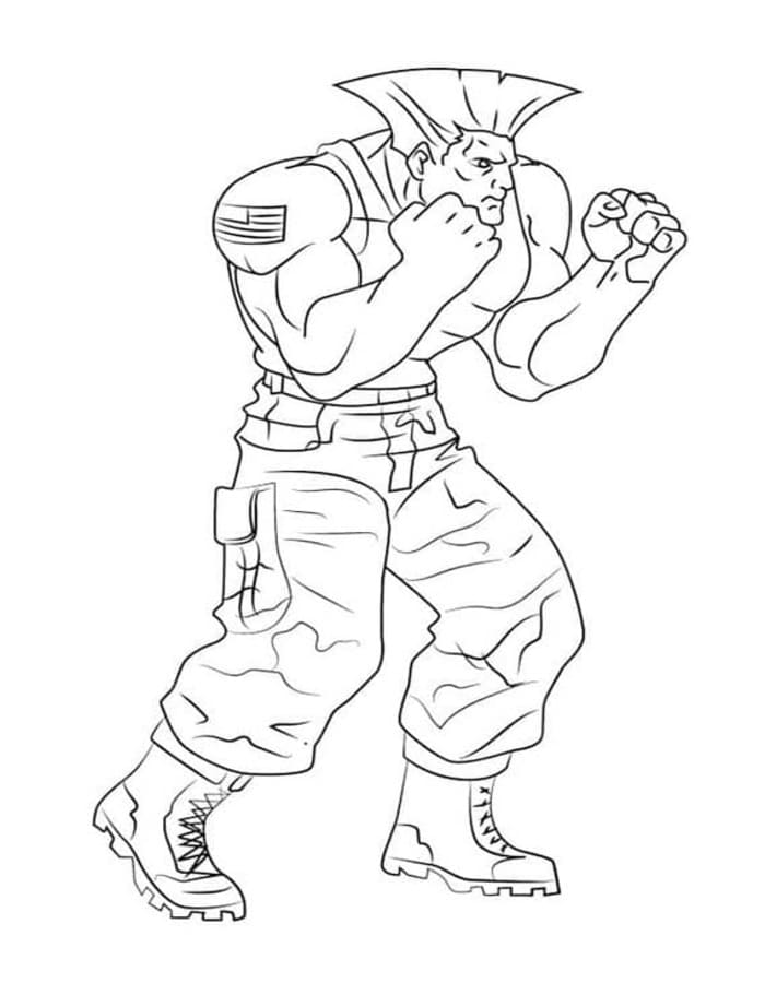 Street Fighter kostenlos druckbare