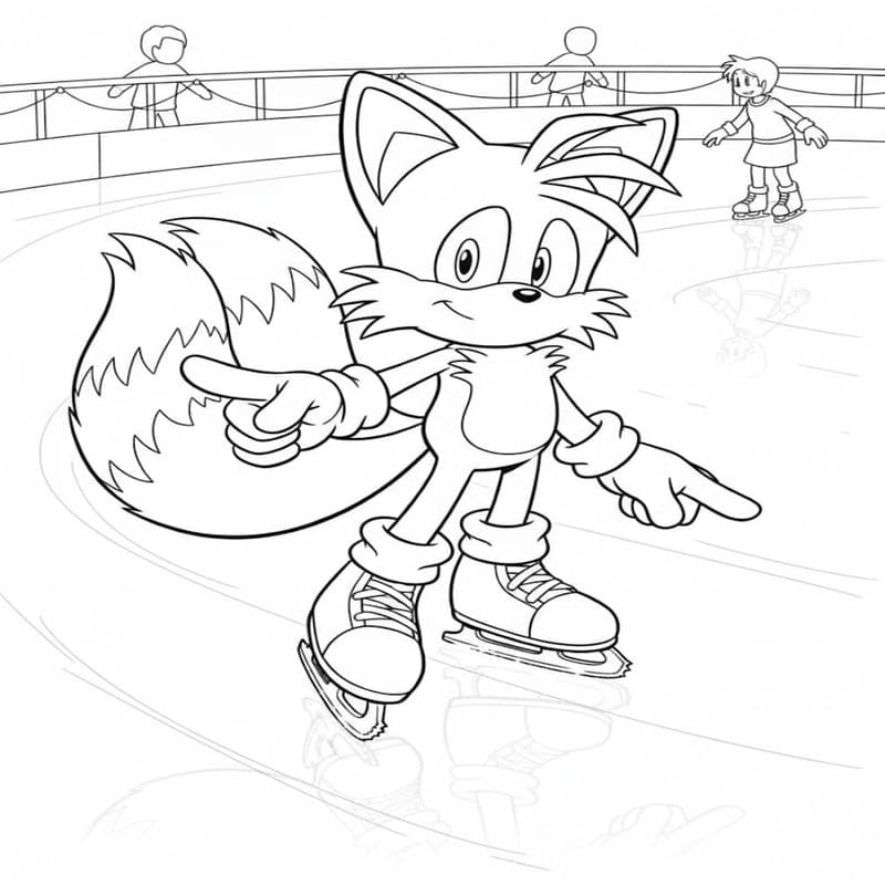Tails druckbare einfach