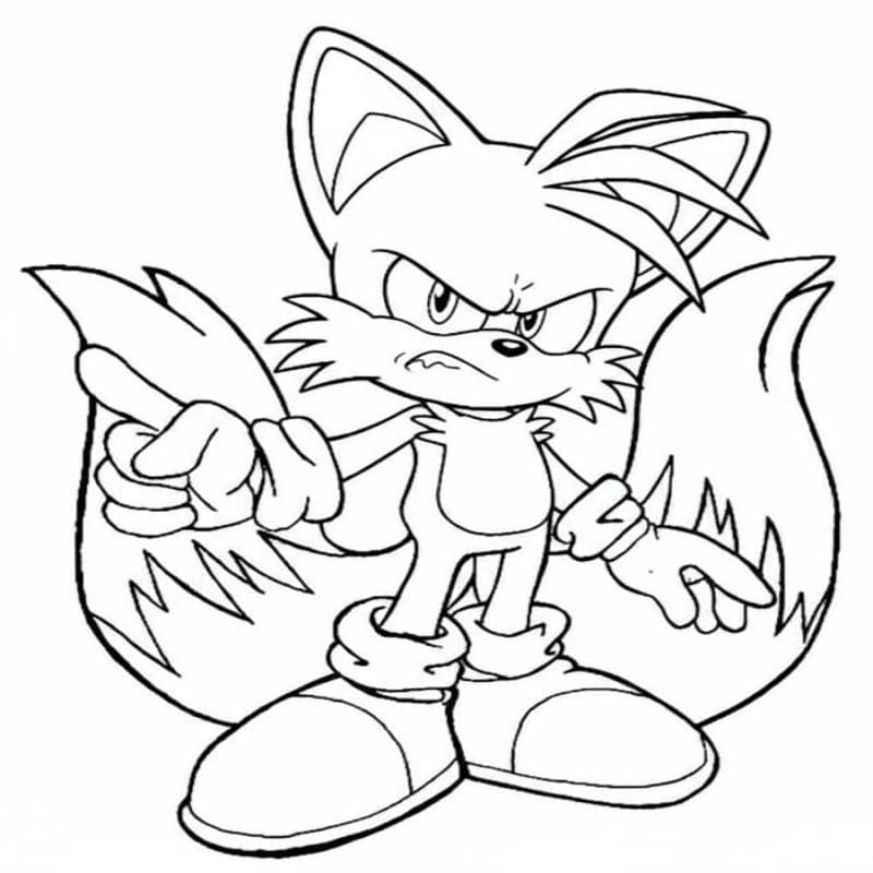 Tails druckbare für Kinder