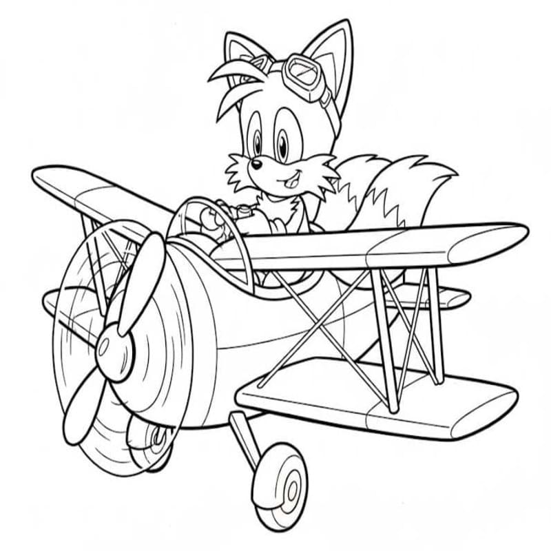 Tails kostenlos druckbare einfach
