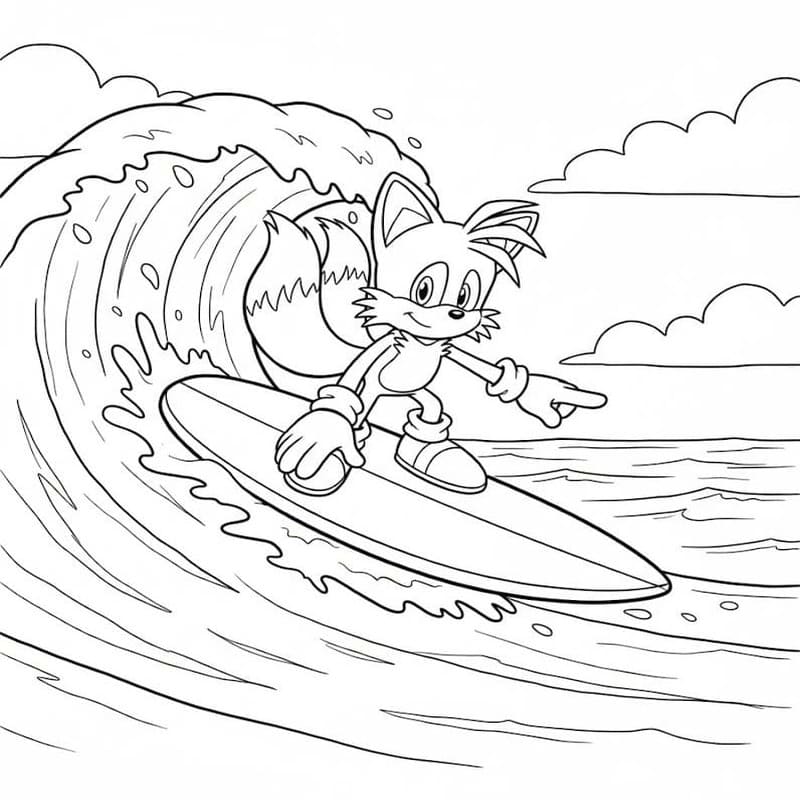 Tails zum Ausdrucken für Kinder