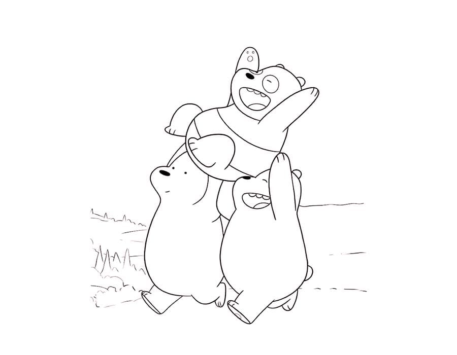We bare Bears kostenlos druckbare