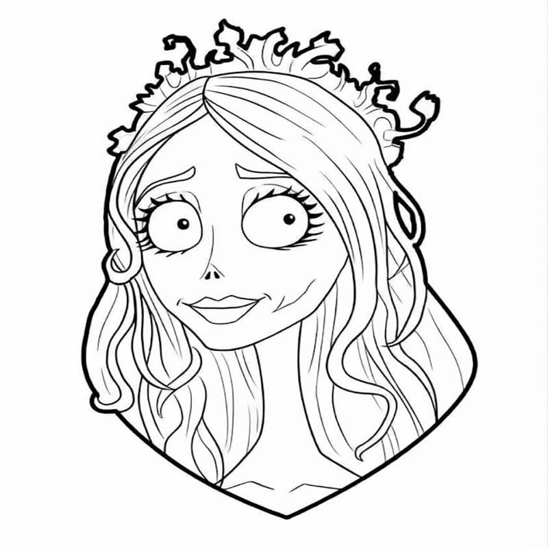 Corpse Bride ausmalbilder