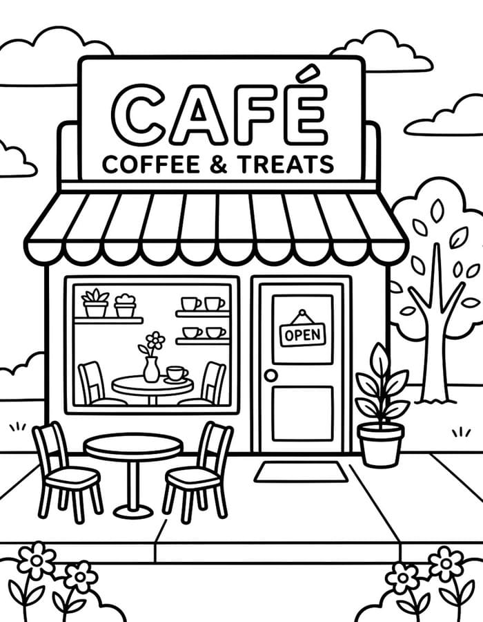 Zeichne Kaffee kostenlos einfach