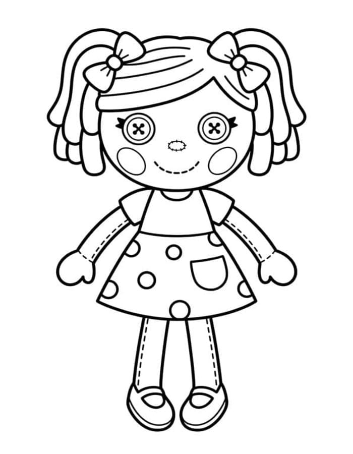Zeichne Lalaloopsy druckbare einfach