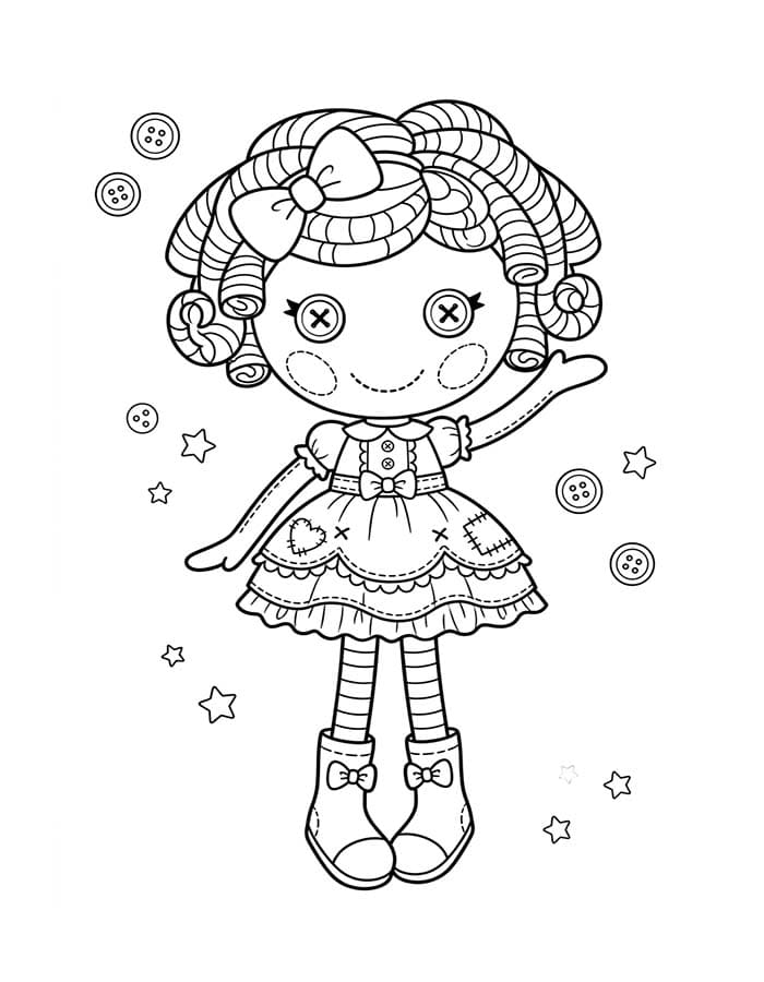 Zeichne Lalaloopsy druckbare für Kinder