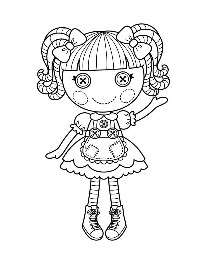 Zeichne Lalaloopsy einfach