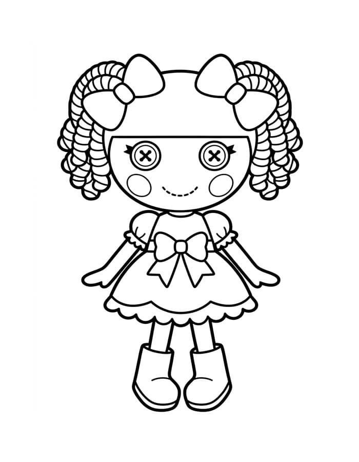 Zeichne Lalaloopsy kostenlos