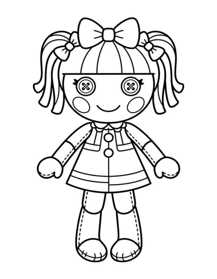 Zeichne Lalaloopsy kostenlos einfach