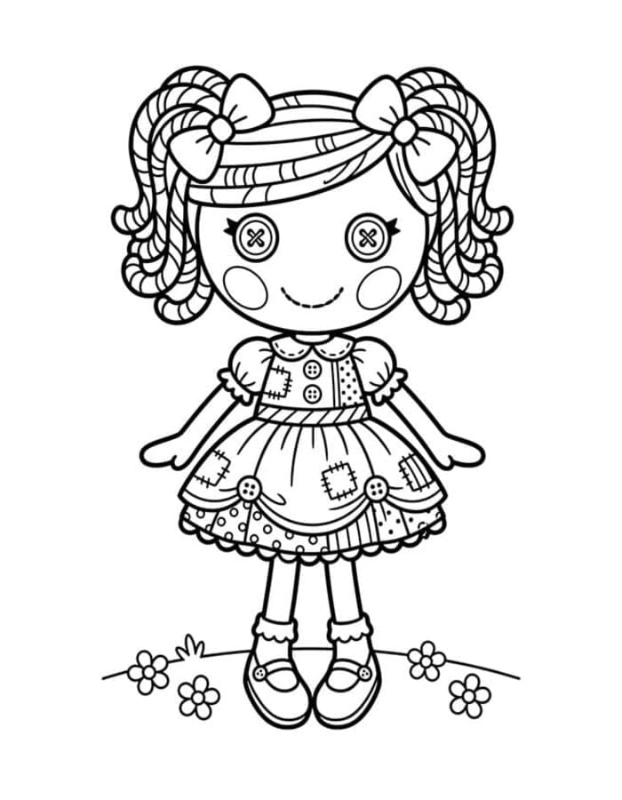 Zeichne Lalaloopsy zum Ausdrucken