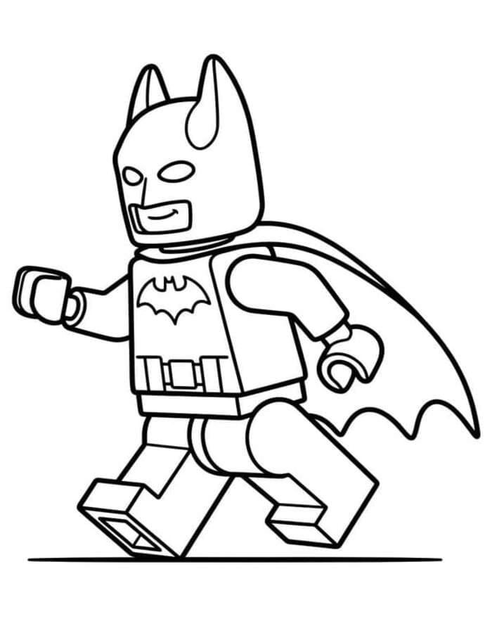 Zeichne Lego Batman basisch