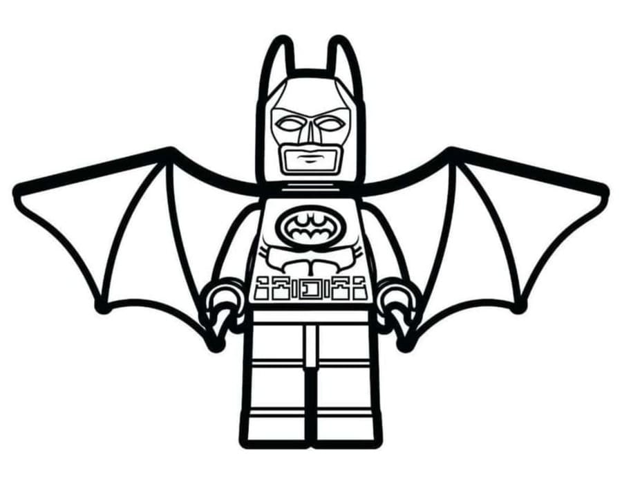 Zeichne Lego Batman druckbare