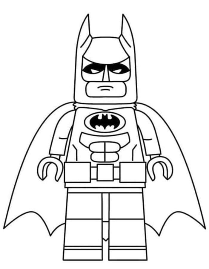 Zeichne Lego Batman druckbare einfach