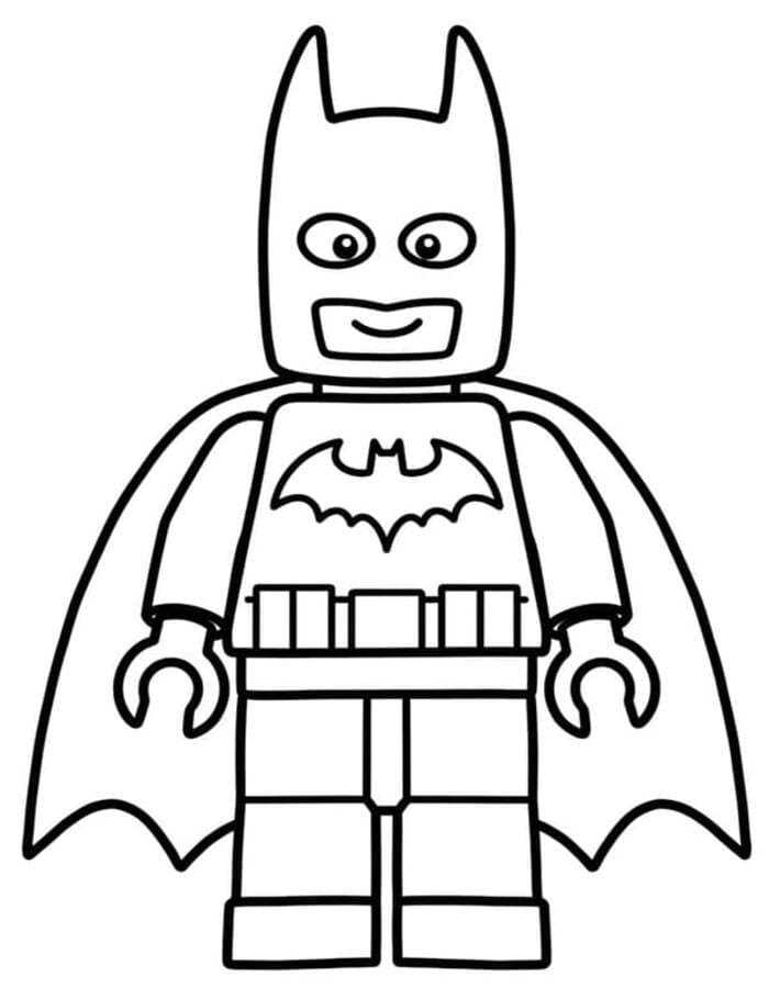 Zeichne Lego Batman druckbare für Kinder