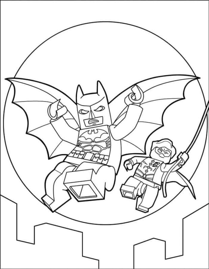 Zeichne Lego Batman einfach