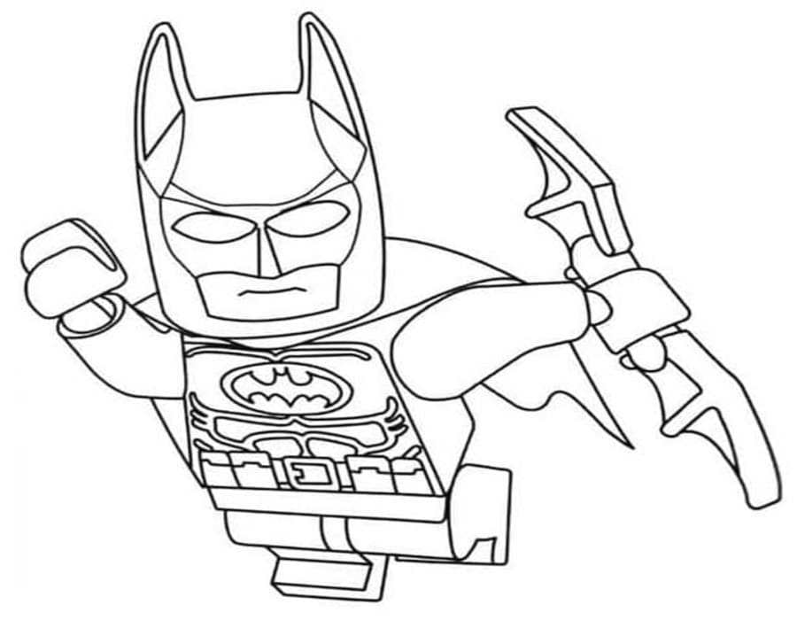 Zeichne Lego Batman kostenlos basisch