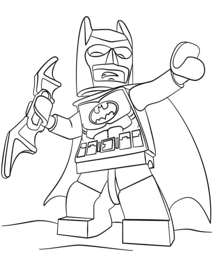 Zeichne Lego Batman kostenlos druckbare