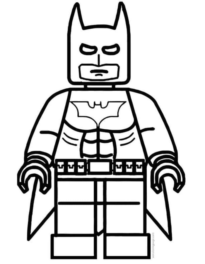 Zeichne Lego Batman kostenlos druckbare einfach