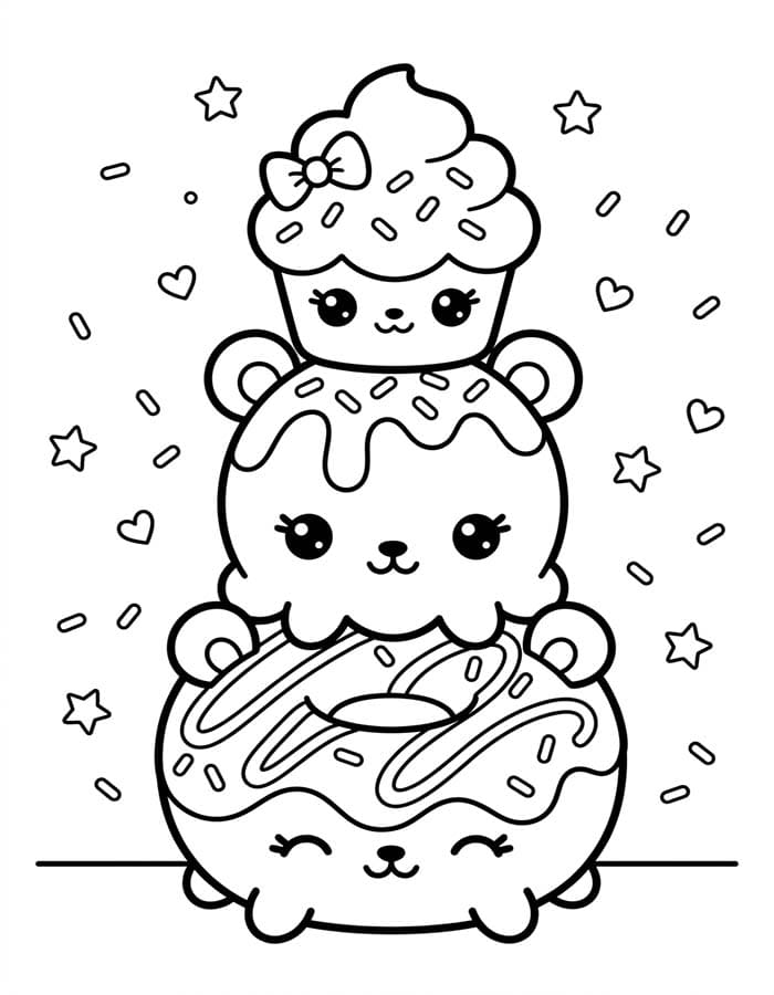 Zeichne Num Noms einfach