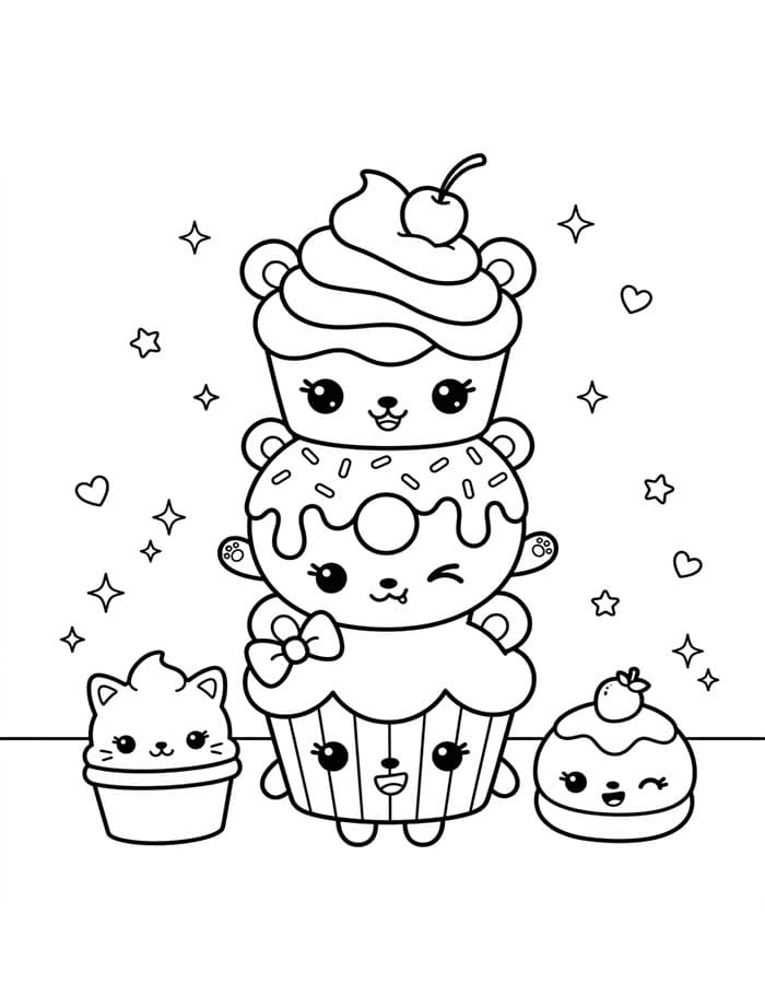 Zeichne Num Noms kostenlos für Kinder