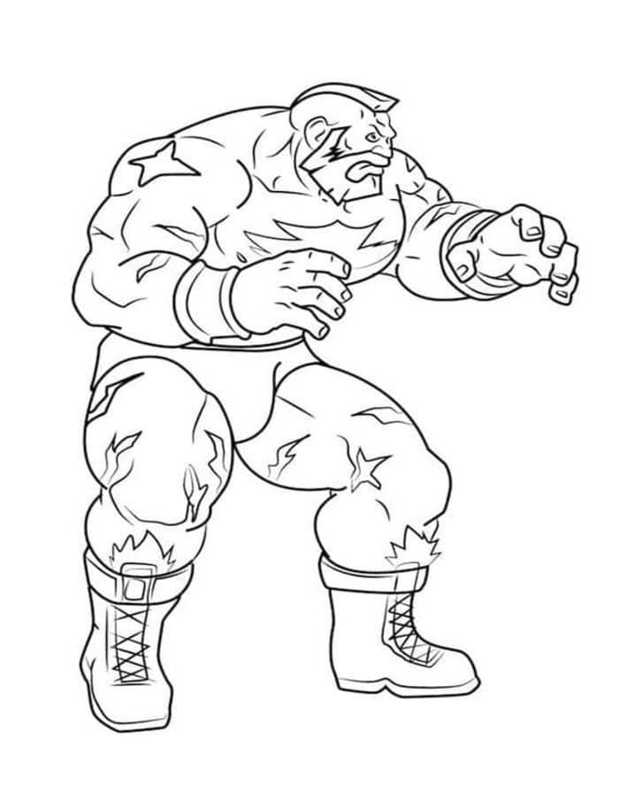 Zeichne Street Fighter kostenlos einfach