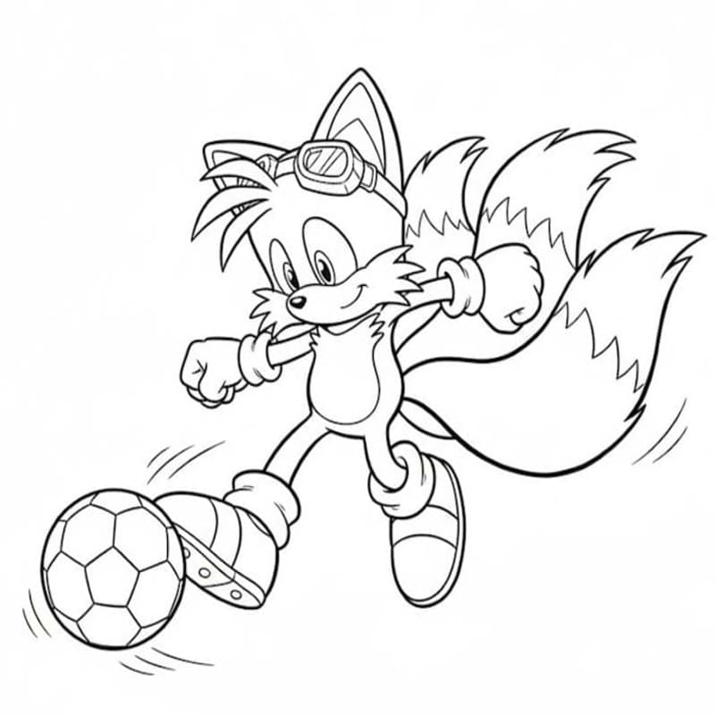 Zeichne Tails einfach